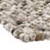 Lauge Hand Felted Wool Beige Rug