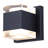 VALO LED Integrated Outdoor Lantern Light, Black Finish