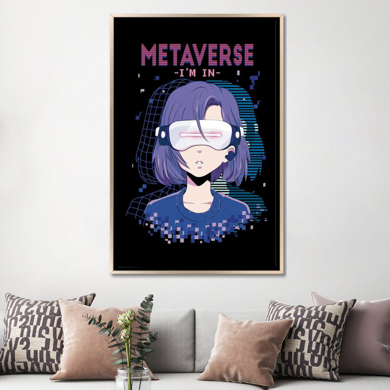 Gaming Xi - reproduction d'art murale - toile encadrée, Toile tendue, Champagne, H 60 po x l 40 po
