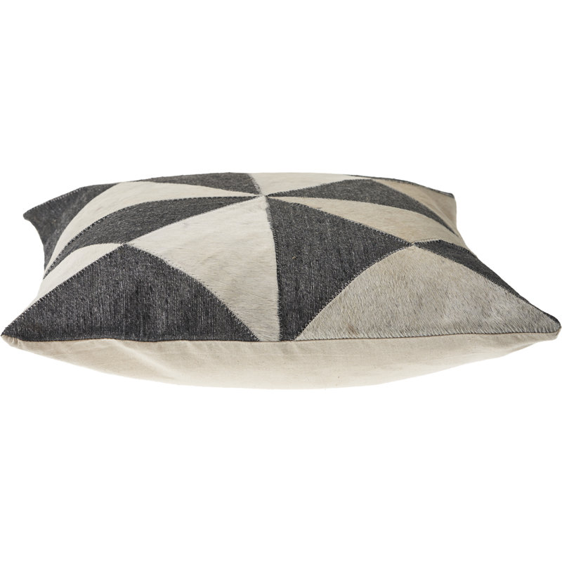Coussin Thais, Polyfill, Ivoire et noir