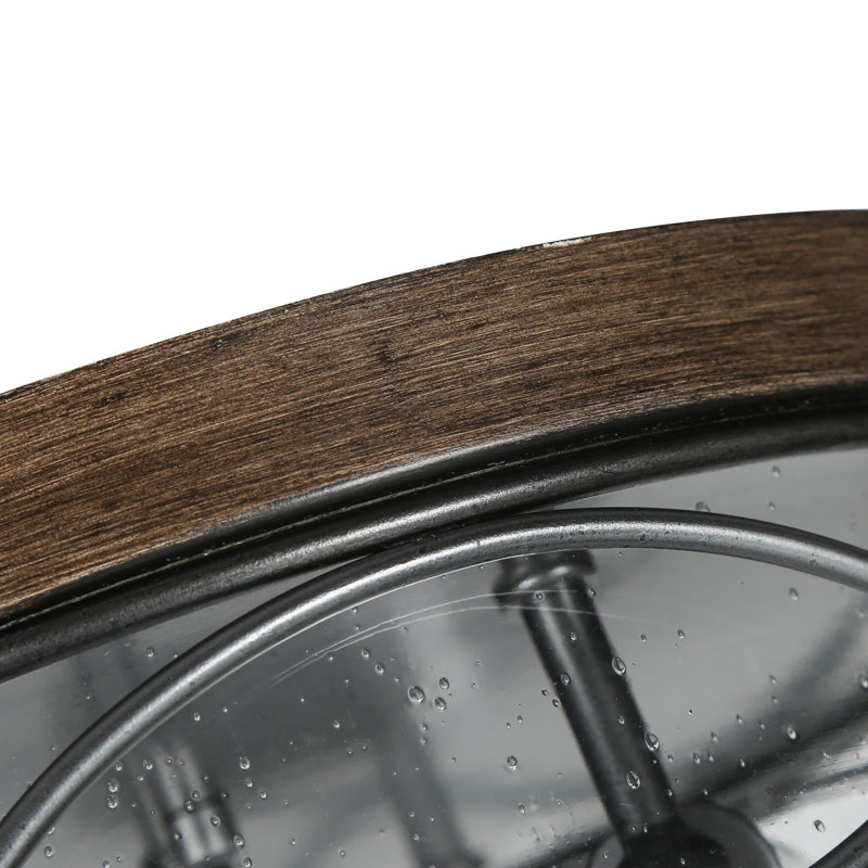 Ifill Seeded Glass Flush Mount