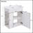 Saimir 21.6 " W Free Standing Wall Mounted 1 Single Vanity Bathroom Vanity With Ceramic Top