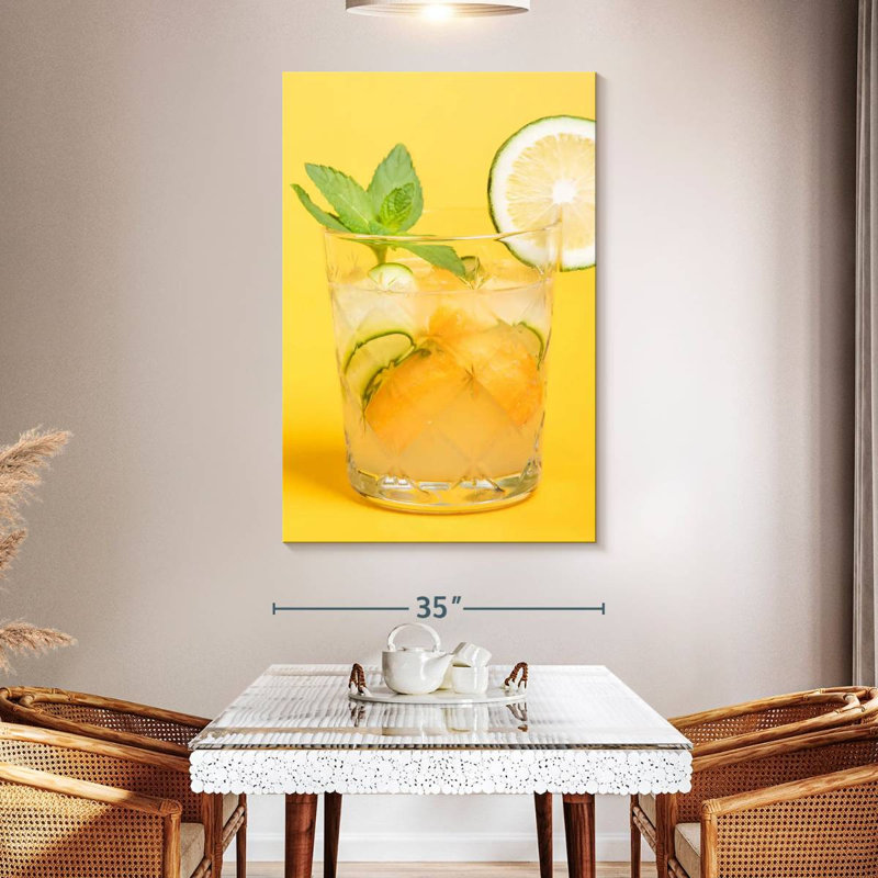 Yarlin Refreshing Summer Cocktail, 51" H x 34" W