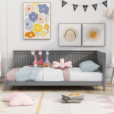 Lit de jour gris simple - Design simple mais élégant pour tout espace de vie