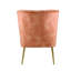 Fauteuil d'appoint à oreilles capitonné Burnt Orange