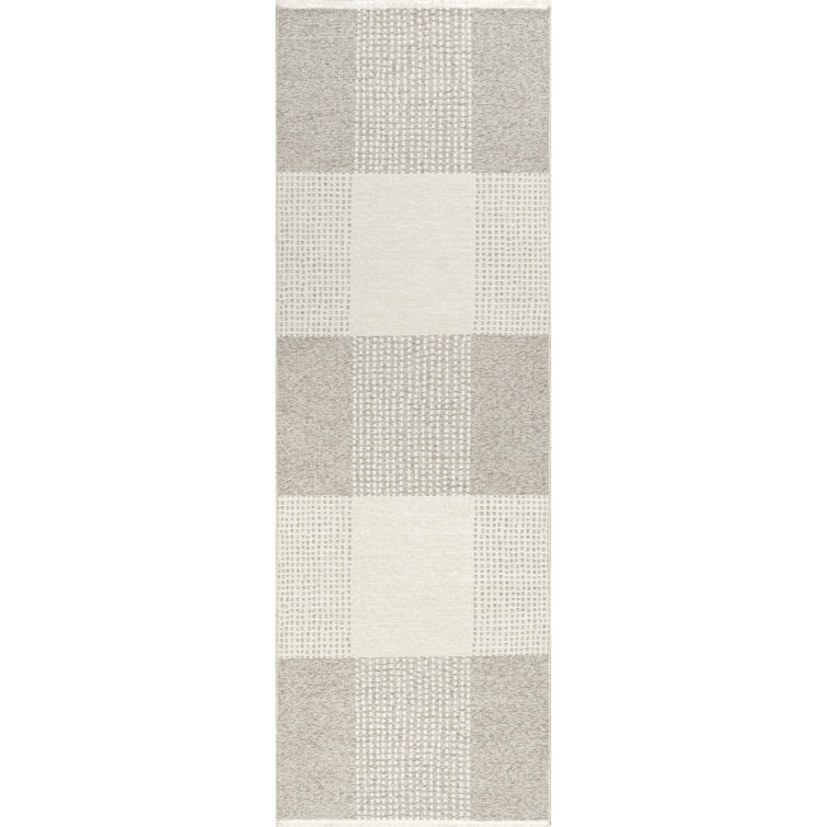 Kirby Plaid Reversible Machine Washable Area Rug