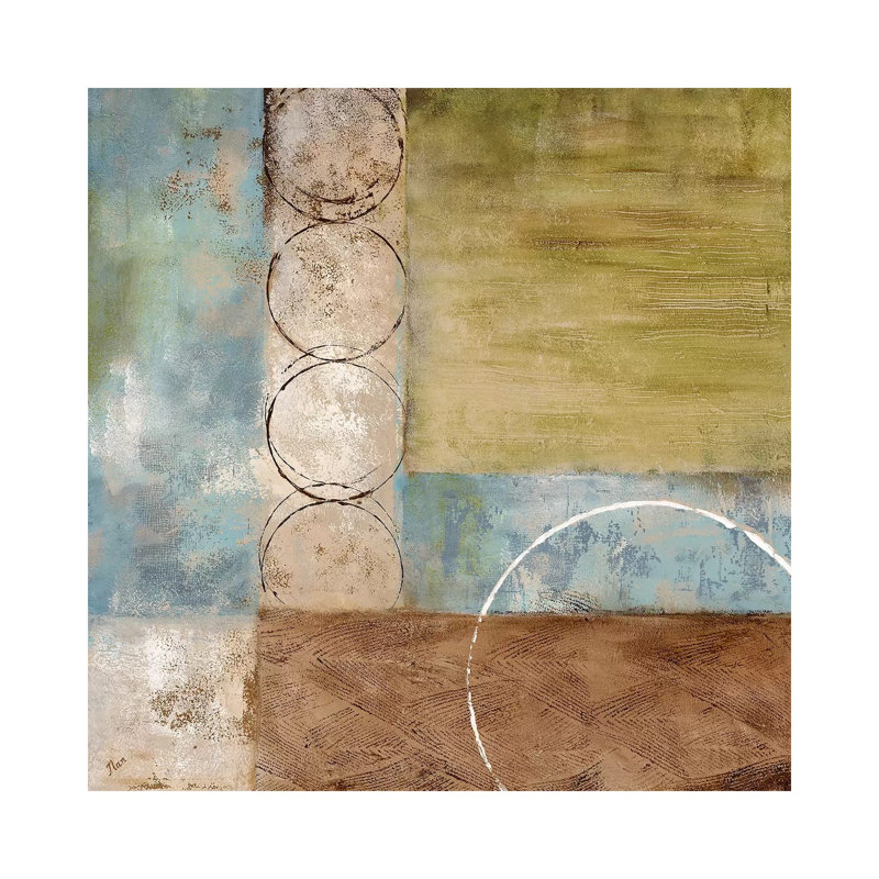 Going Green I by Nan - Painting on Canvas, Wrapped Canvas, 45.72 cm H x 45.72 cm W x 1.91 cm D
