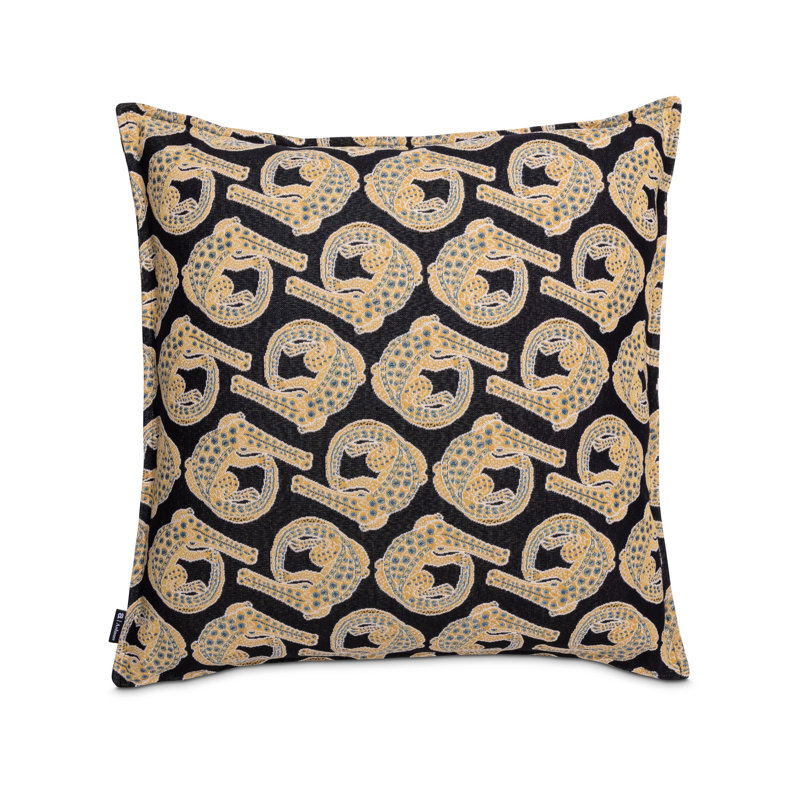 Croco - Jacquard, Limelight, Square 24"