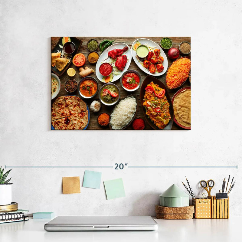 Yarlin Indian Cuisine Specialties, 8" H x 12" W