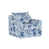 Motif floral bleu sélectionné