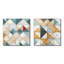 Coragh - Ensemble de 2 collages de formes carrées abstraites-101855709-101855708