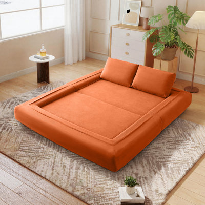 Canapé-lit pliable 81 po, divan-lit convertible 3-en-1
