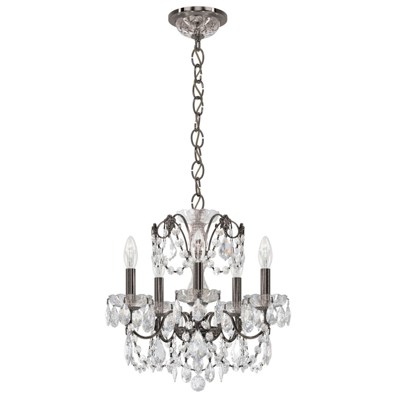 Century 5 - Light Chandelier, Black Pearl