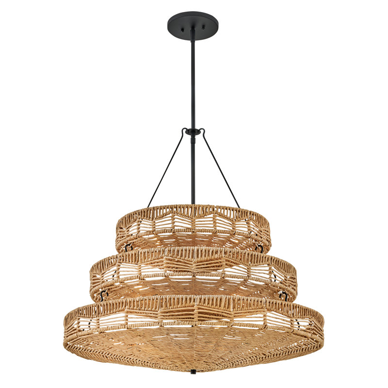  13 - Light Unique Tiered Chandelier