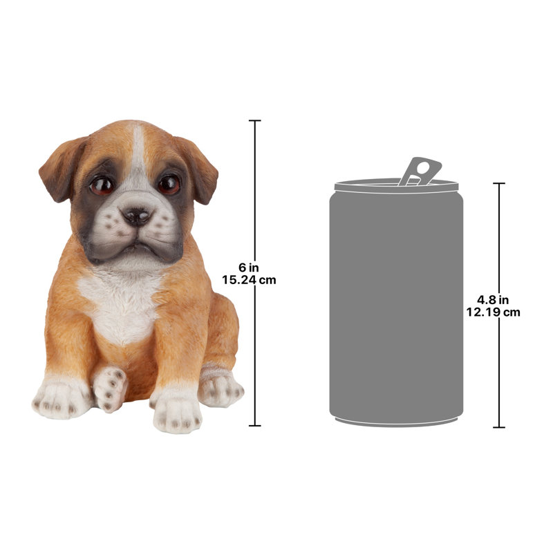Statue boxer chiot partenaire