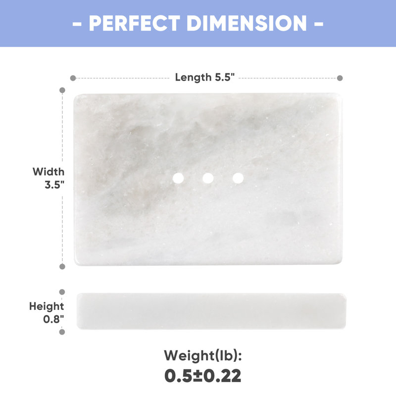 Natural Marble Soap Tray