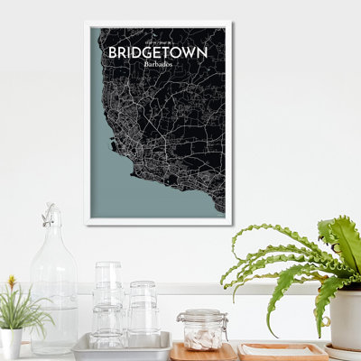 «Bridgetown City Map», impression