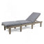 Chaise longue avec coussin