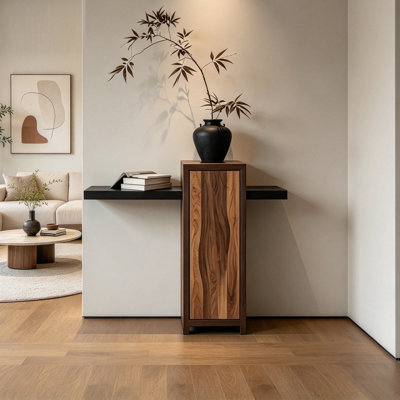 Console polyvalente simple en bois massif