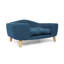 Lit luxueux pour chien de style Mid-Century moderne avec pieds en bois de bouleau et coussin capitonné moelleux, idéal pour le confort et le style des petits chiens-904490651