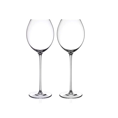 470ml Fine Silver White Wine Glass Set