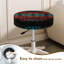 Couvre-tabouret de bar rétro extensible 