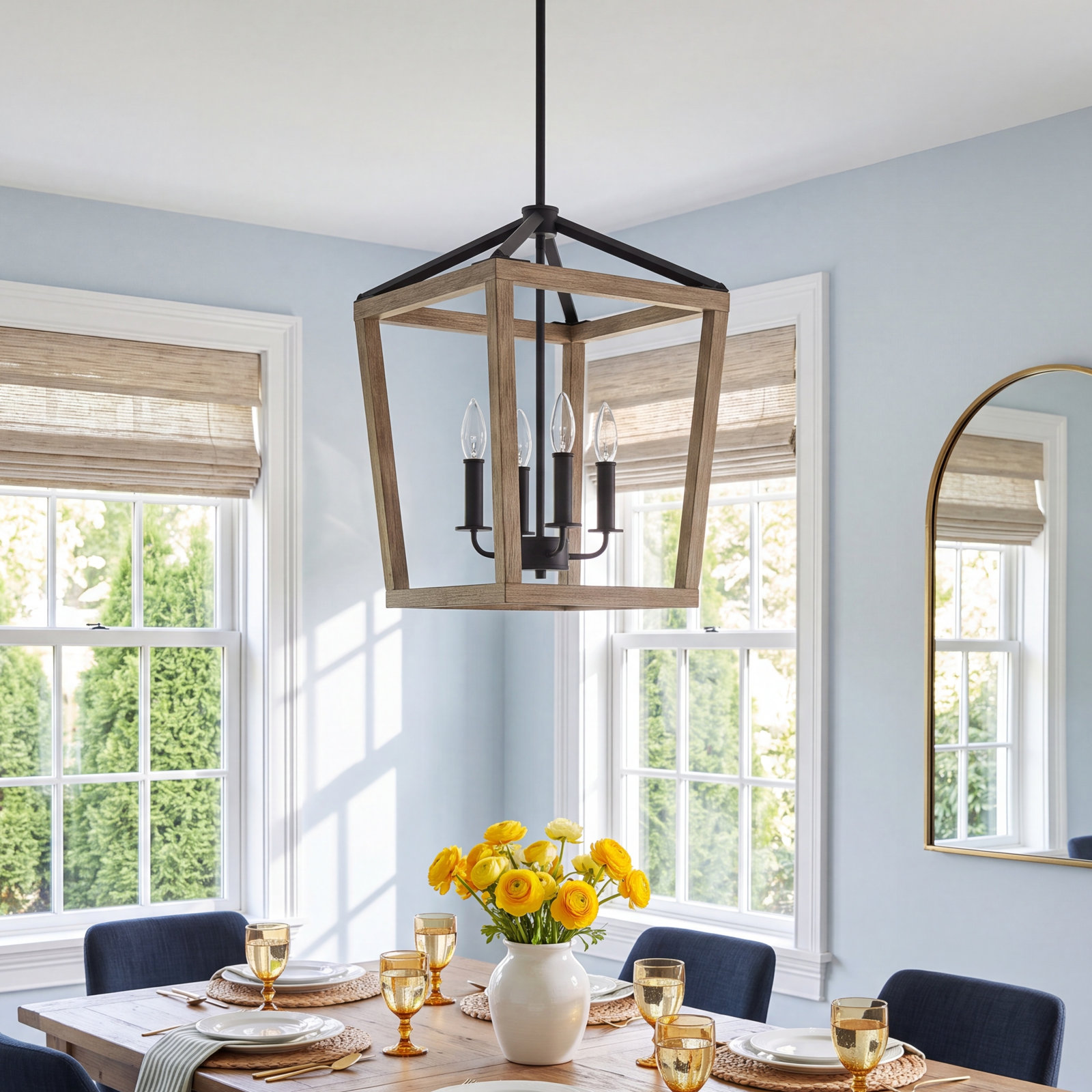 Icarus 4-Light Chandelier, 62.5" H x 12" W x 12" D