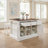 Posie Kitchen Island With 2 Stools-1430064965