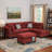 Upholstered L-Shaped Sectional Reversible-1733443971