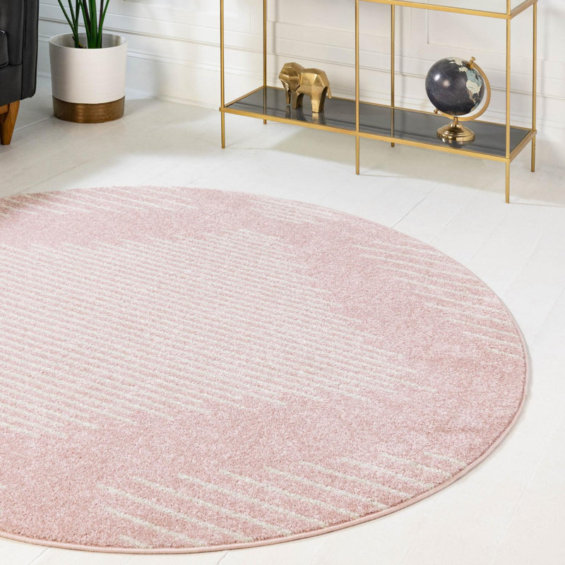 Tapis rose Dacula, Rond 7 pi 10 po