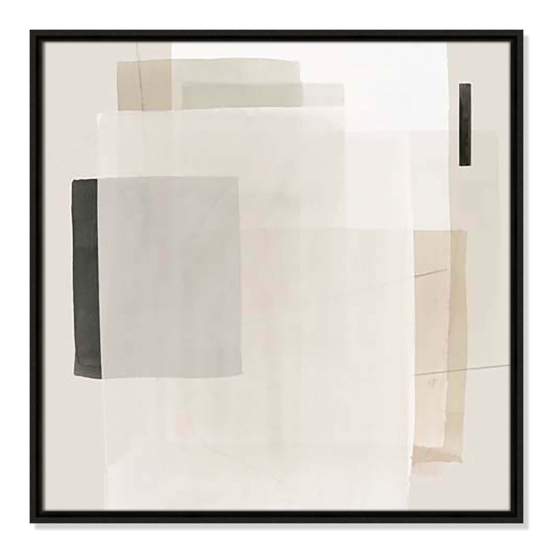 Mystical Momentum I par Hazel J, Cadre flottant espresso, H 25,5 po x l 25,5 po x P 2 po