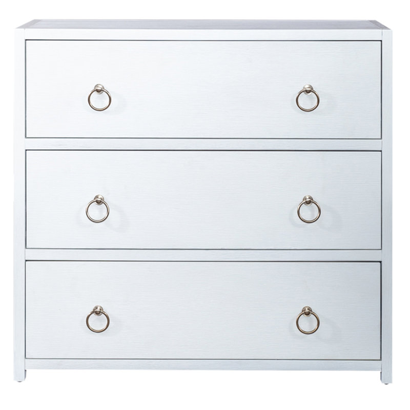 Ballentine 3 Drawer Accent Chest, White