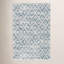 Melange Diamond Blue Machine Washable Rug-259010904