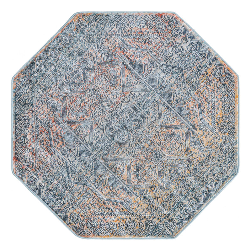 Alabama Indoor Rug, Octagon 4' x 4'