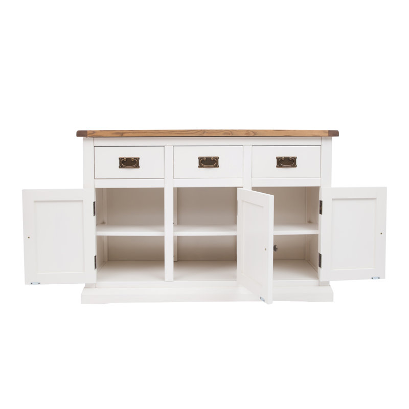 Terzenbach 120cm Sideboard, Off White/Natural