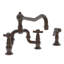 Fairfield Kitchen Bridge Faucet with Side Spray-1986069020