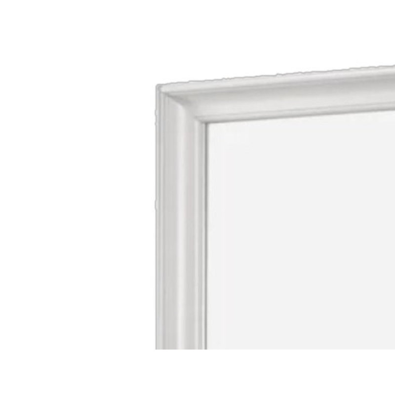 Miroir carré blanc, Blanc