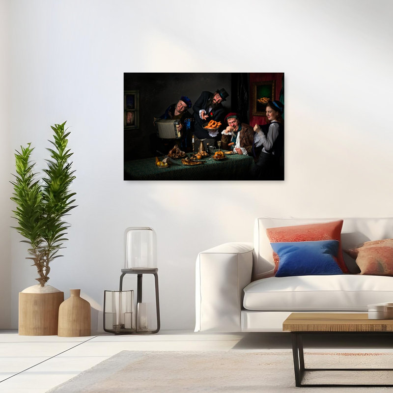 Impression d'art Baroque Winter Feast, 32" H x 48" W