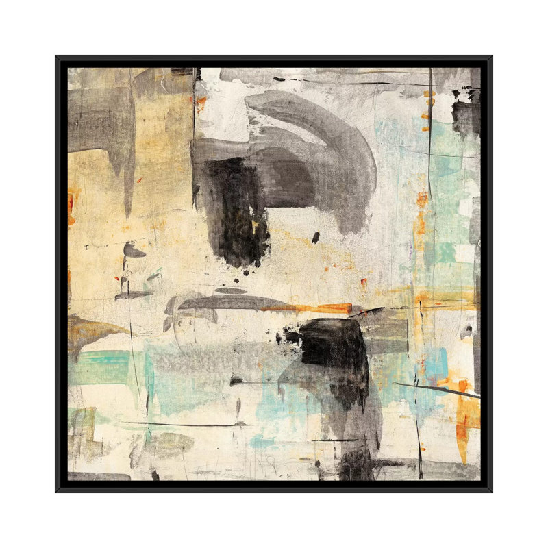 « imagination ii », impression sur toile, H 18 po x l 18 po x P 1,5 po, Toile avec cadre noir, Pas de tapis