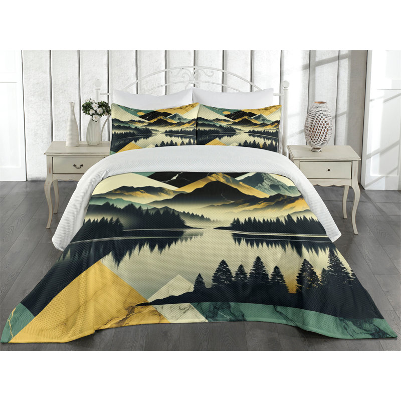 Polyester Coverlet, Queen Coverlet + 2 Standard Shams