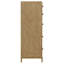 La commode rectangulaire à cinq tiroirs Stevie Sand Wash, une solution de rangement intemporelle et fonctionnelle pour tout décor de chambre à coucher
