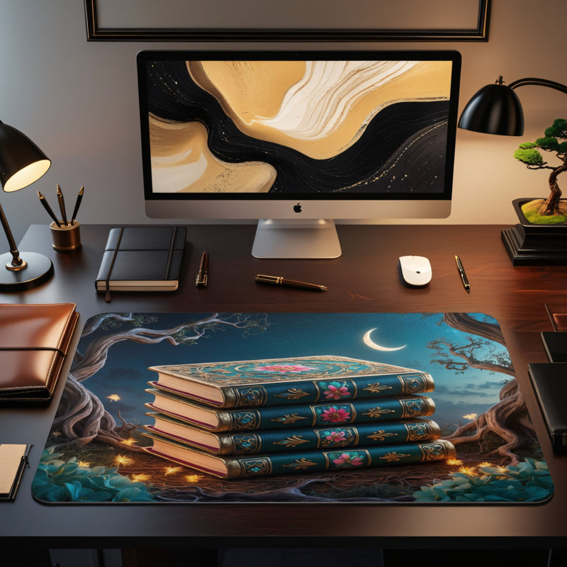 Polyester Desk Pad, 31.5x15.5