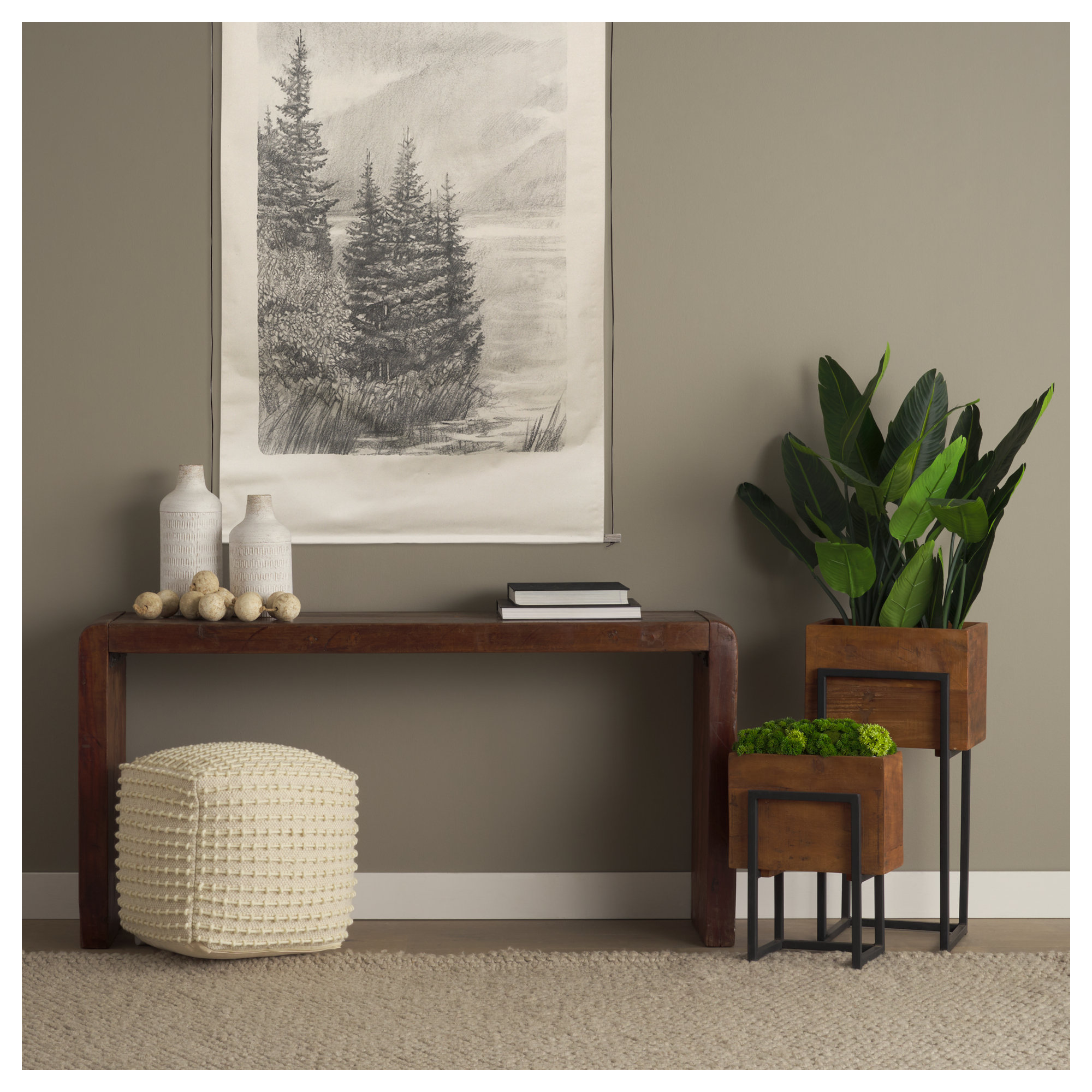 Adelyn Upholstered Pouf