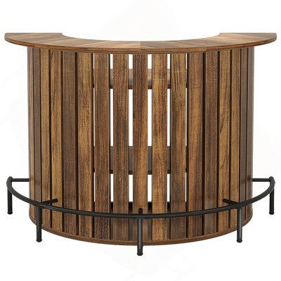Stylish Bar Table,Arc-Shaped Bar Cabinet,Coffee Table