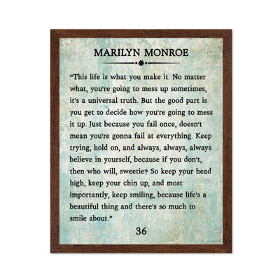 Citation de Marilyn