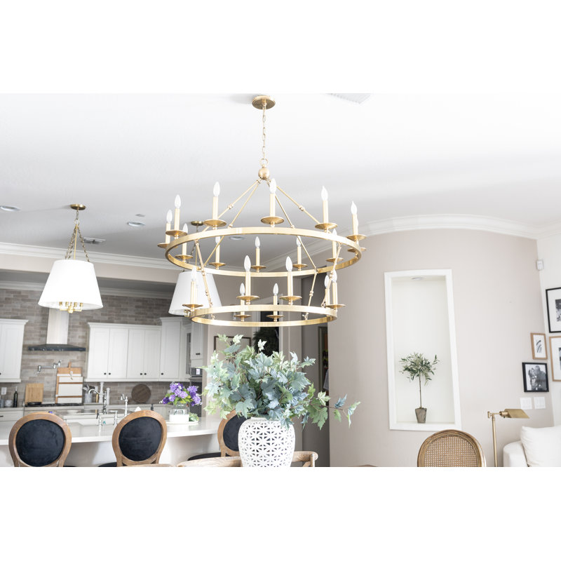 Burdett 4 - Light Pendant, Aged Brass