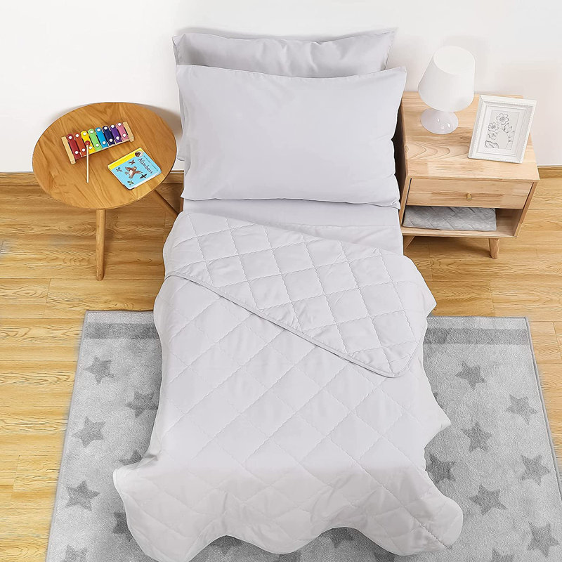Valmeyer 5 - Piece Organic Polyester Crib Bedding Set
