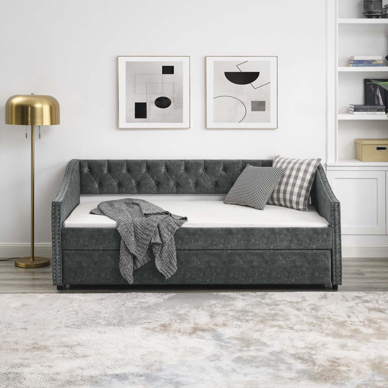 Cherel Daybed, Full, Beige Incorrect