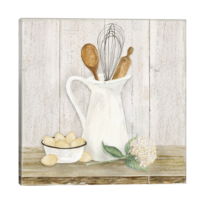 Vintage Kitchen II by Tara Reed - Wrapped Canvas Painting, 45.72 cm H x 45.72 cm W x 1.91 cm D