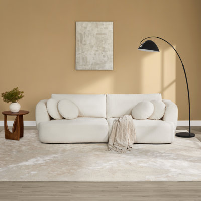 Aneika 104''W 2-Piece Curved Modular Oversized Sofa